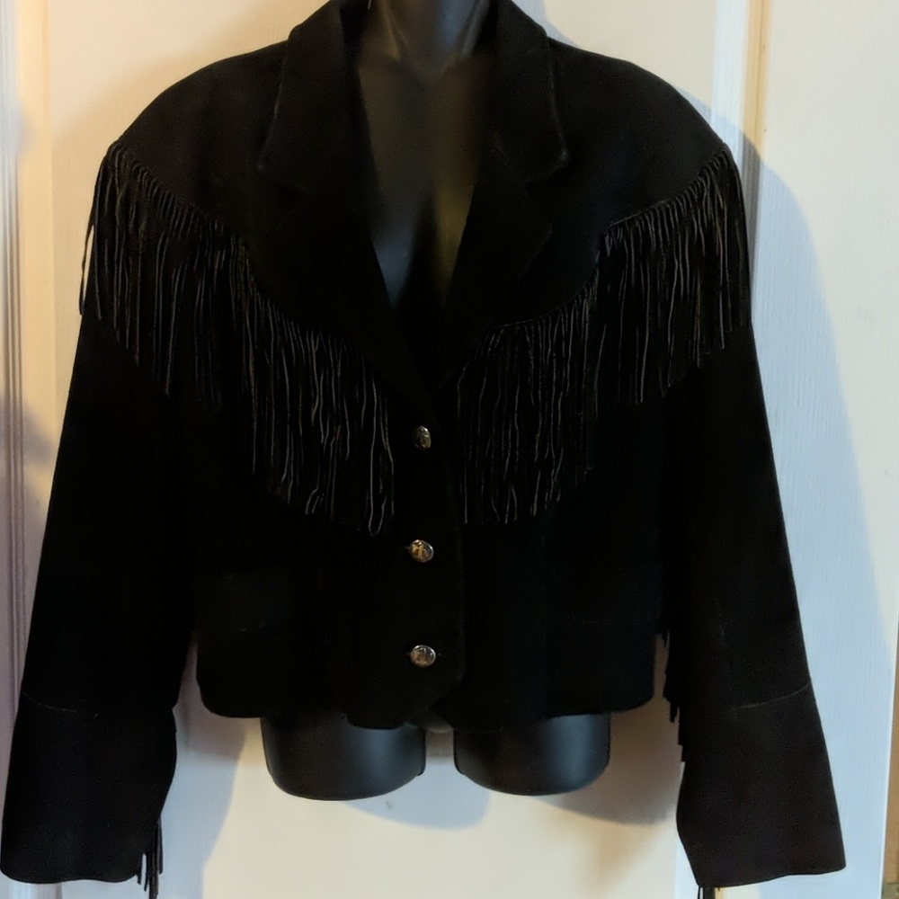Suede Leather Coat
